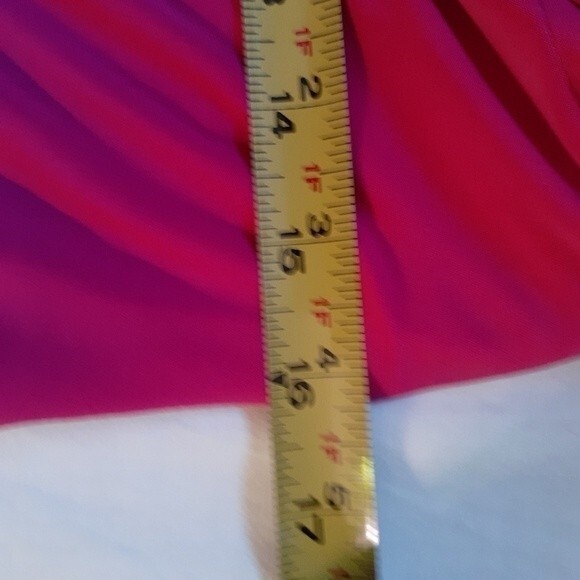 ralph lauren dress hot pink knit m l summer career cocktail special occasion - Picture 6 of 9